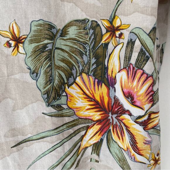 Billabong Sundays Vacation Short Sleeve Vacation Hawaiian Shirt medium - Picture 6 of 10